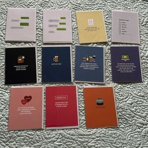 Set of 11 brand new cards, classy cards